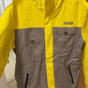 Yellow Wendy sports rain jacket, almost brand new, size L